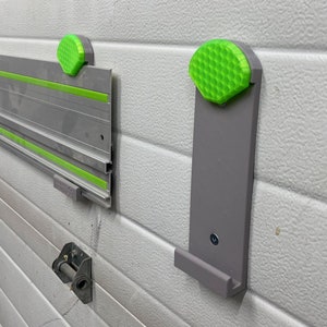Festool Guide Rail Wall Mount: STL File For 3D Printing/DIY Track Saw Holder/Home Made Track Clamp/ Make Your Own Wall Bracket/3D Print File