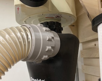 4 Inch Magnetic Dust Collection Couplers: STL Files for 3D Printing - Convenient and Secure Connections for Woodworking Dust Collection