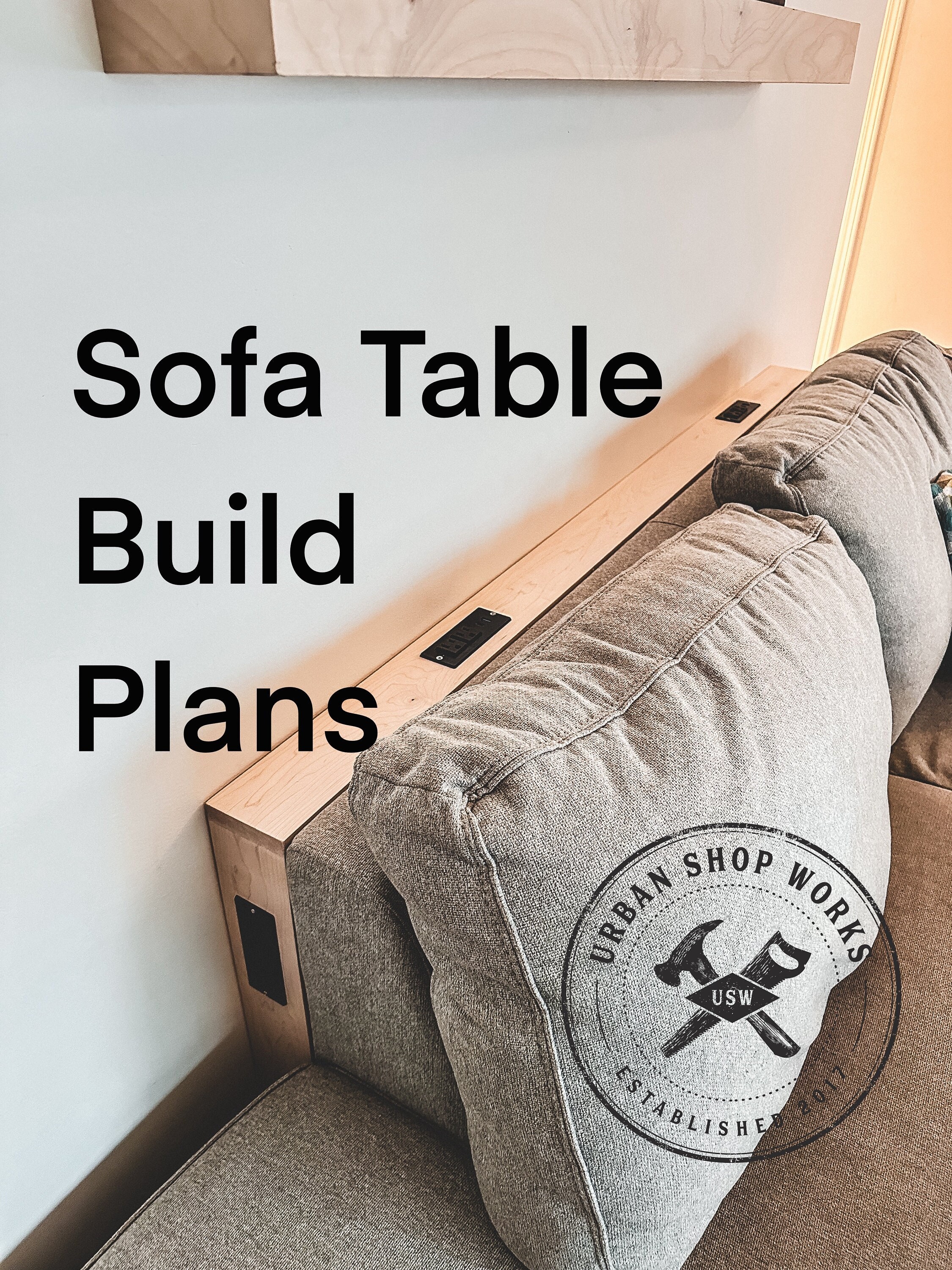 Behind Couch Table Plans/behind Sofa Table Plans/narrow Etsy UK