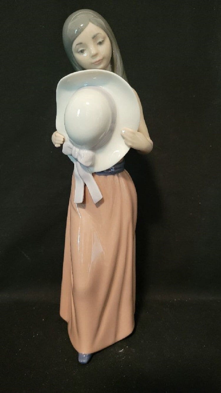 Lladro Girl With Hat - Etsy
