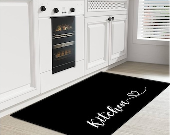 Non-Slip Based Washable Decorative Kitchen Rug / Mat