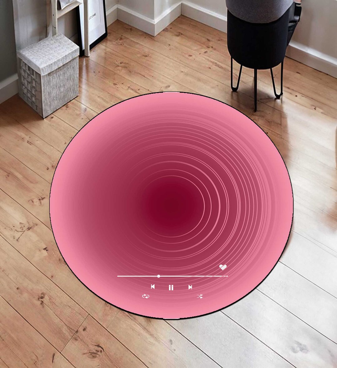 Custom Music Album Art Rug: Personalized Song Streaming Mat - Etsy