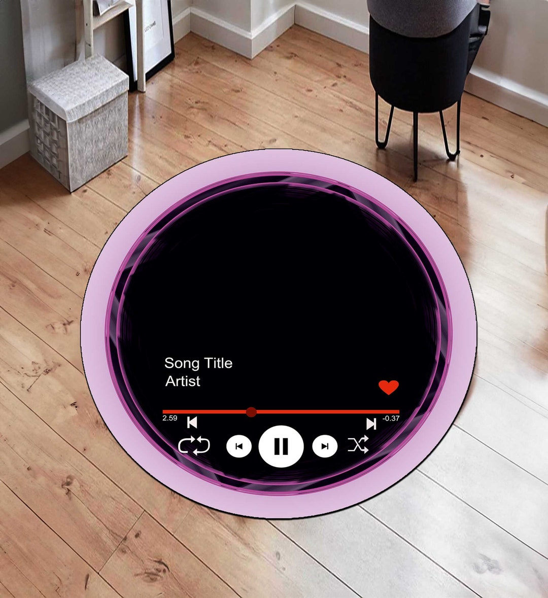 Spotify Song Rug Custom Music Album Cover Rug: Personalized Song Mat - Etsy