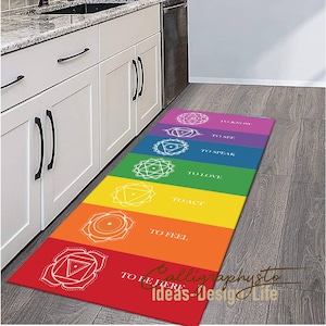 Chakra Rug, Pop Art, Pop Art Rug,Meditation Rug, Pop Art Pattern Rug, Colorful Rug, Modern Rug, Living Room Rug, Teen Room Rug, Gift Rug