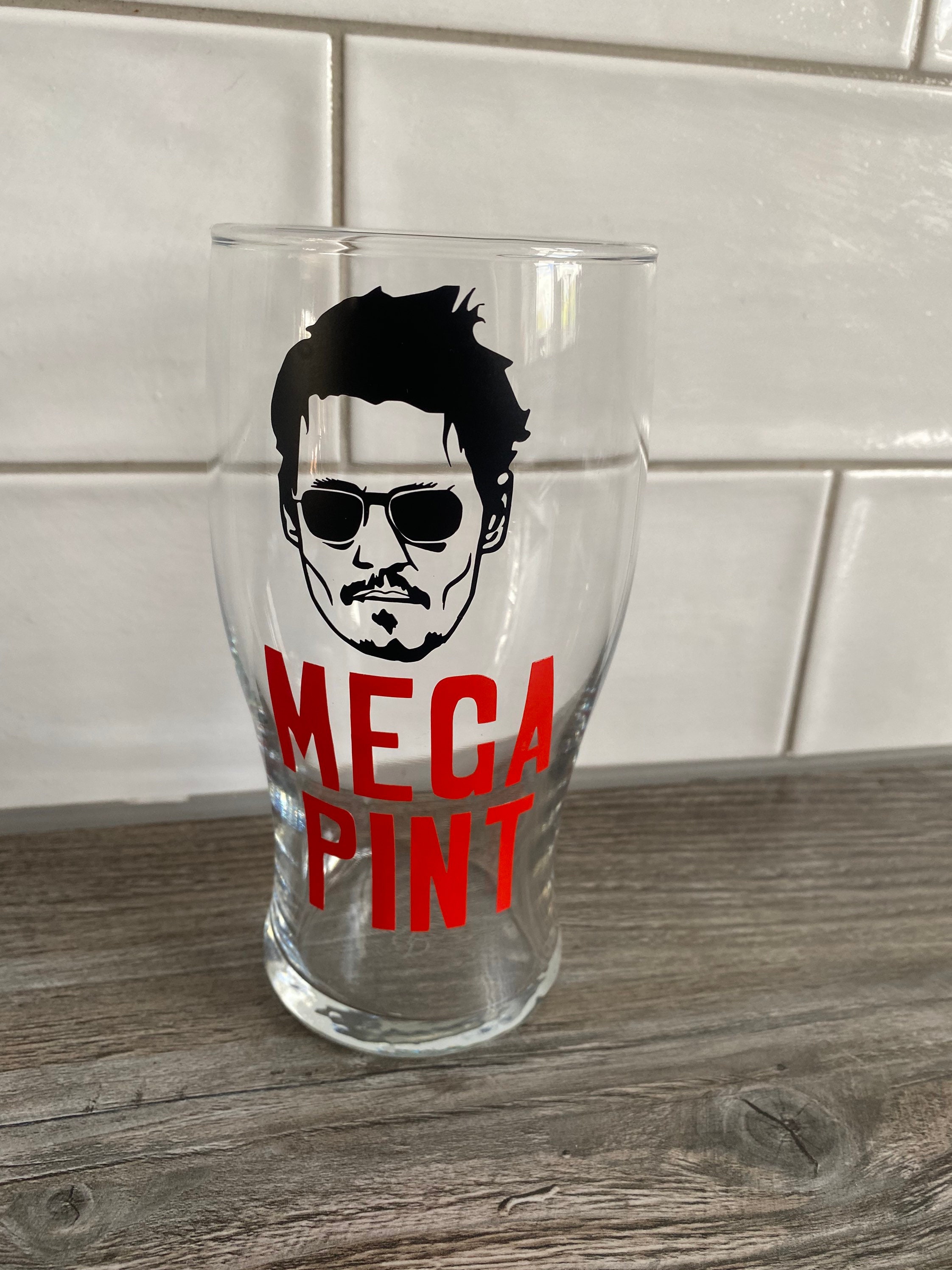 Mega Pint Pint Glass Etsy UK