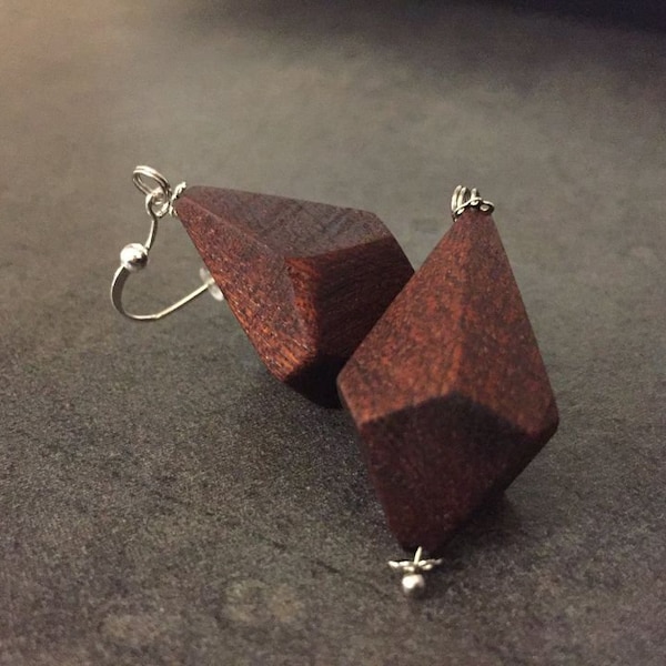 Orecchini in Legno - Wood Earrings