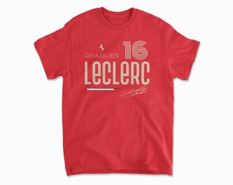 Leclerc T-Shirt | Inspired Racing Driver Shirt - Monaco Motorsports Apparel, Leclerc Merch, Racing Team Gear