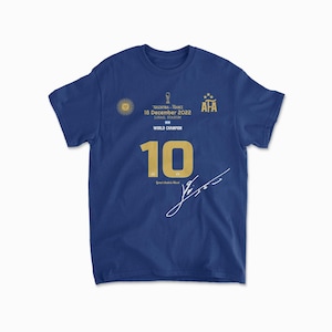 Argentina Football T-Shirt, Vintage Soccer Fan Gift, Unisex Cotton Tee, World Cup Champion Apparel, Perfect for Football Lovers