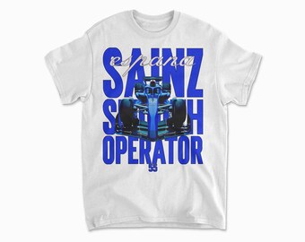 Smooth Operator T-Shirt | Sainz Inspired Tee | Spanish Racing Driver Shirt | Unisex Motorsports Apparel & Racing Merch