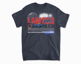 Lawson T-Shirt - Inspired New Zealander Racing Driver Shirt | Motorsports Apparel & Racing Gift, Unisex Tee for Fans