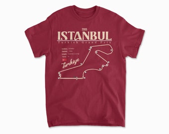 Istanbul Racing Tee | Inspired Grand Prix Motorsports Shirt, Racing Circuit Track Apparel, Unique Race Gift for Fans