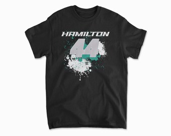 Hamilton T-Shirt Inspired Unisex Cotton Racing Driver Tee Motorsport Apparel Racing Team Shirt Hamilton Merch