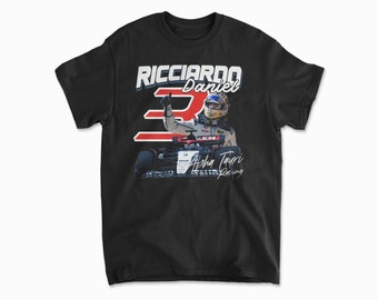 Ricciardo T-Shirt Inspired Unisex Cotton Racing Fan Shirt Motorsports Apparel Ricciardo Merch Streetwear Gift