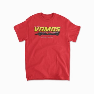 Sainz T-Shirt Inspired Unisex Cotton Racing Driver Shirt Smooth Operator Motorsports Gift Race Fan Tee Team Merch