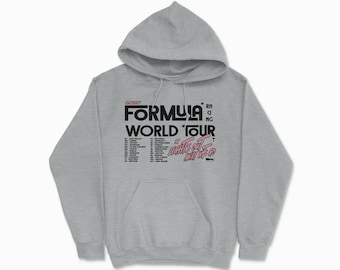 Formula World Tour Inspired Hoodie, Vintage Grand Prix Hoodie, Motorsport Apparel & Racing Fan Gift, Casual Race Day Sweatshirt