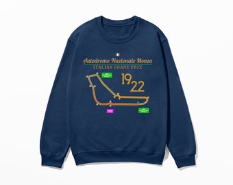 Italy Monza Sweatshirt, Vintage Racing Track Apparel, Grand Prix Shirt for Motorsport Fans, Leclerc Unisex Tee