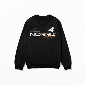 Norris Sweatshirt - Inspired Racing Fan Gift, Motorsport Apparel, British Driver Shirt, Unisex Aesthetic Tee & Norris Merch