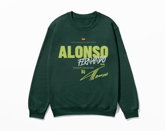 Alonso Sweatshirt | Racing Shirt, Inspired Spanish Racing Driver Motorsports Apparel, Gift for Fans