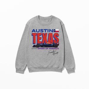 Austin Texas Racing Track Inspired Sweatshirt, Motorsports Apparel, USA Racing Shirt, Racing Circuit Shirt, Grand Prix Shirt, Unisex Tee