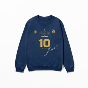 Argentina Football Inspired Sweatshirt, Football Shirt, Soccer Fan Gift, World Cup Champion, Vintage Football Shirt, Unisex Cotton Tee