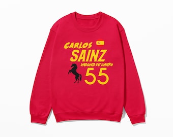 Sainz Sweatshirt | Inspired by Spanish Racing Driver | Motorsport Apparel, Sainz Merch | Race Fan Gift