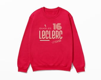 Leclerc Sweatshirt | Inspired Motorsports Apparel, Monaco Race Fan Gear, Racing Team Merchandise