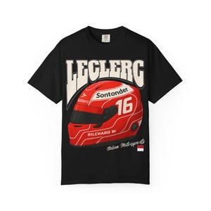 Leclerc T-Shirt | Inspired Streetwear Racing Shirt, Motorsports Apparel, Monaco Racing Driver Merchandise, Race Team Gear, Unisex Tee