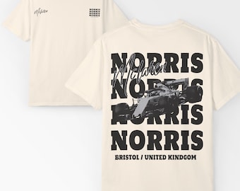 Norris Merch | Comfort Colors T-shirt, Racing Apparel, Motorsports Merch, Race Gift - Unisex Tee, Car Enthusiast Shirt