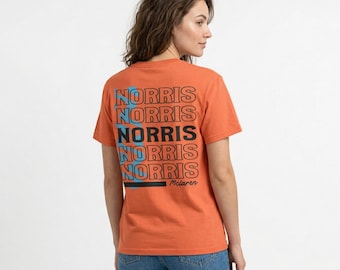 Norris T-Shirt | Inspired British Racing Driver Shirt | Motorsports Apparel, Race Fan Gear
