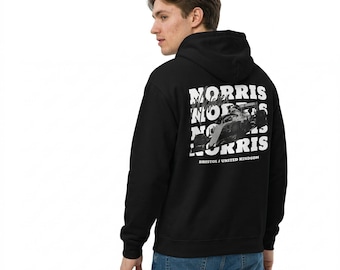 Norris Hoodie | Vintage Style Unisex T-shirt, Streetwear Inspired British Racing Team Merch & Formula Gift Shirt