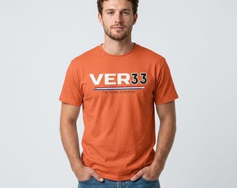 Dutch Racing Driver T-Shirt, Motorsports Apparel, Racing Team Merch, VER33 Shirt, Unisex Cotton Tee