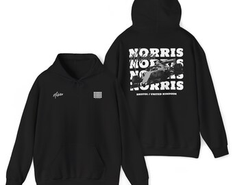 Norris Hoodie | Vintage Style Unisex T-shirt, Streetwear Inspired British Racing Team Merch & Formula Gift Shirt