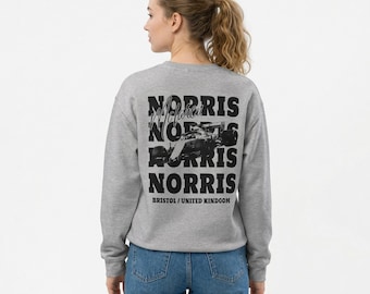 Norris Merch, Inspired Racing Team Sweatshirt, Motorsports Apparel & Driver Merchandise for Race Fans