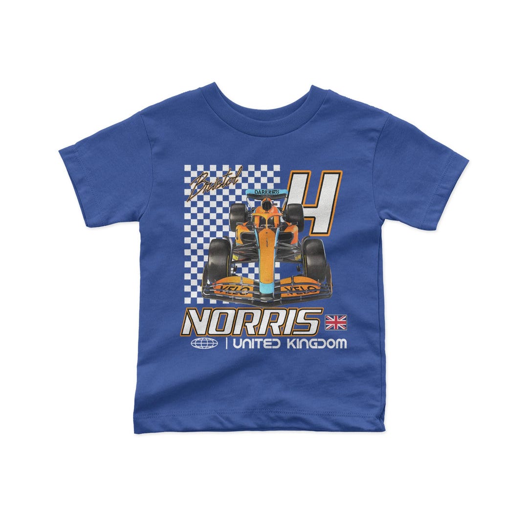 Norris 22 Racing Letters Norris Toddler Shirt, Inspired British Racing Driver T-shirt, Youth ...