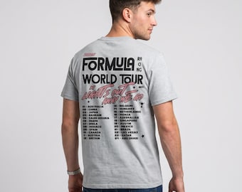Racing World Tour Inspired T-Shirt | Vintage Motorsport Tee, Unisex Race Fan Gift, Formula Style Merch for Race Enthusiasts