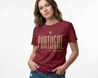 Portugal T-Shirt | Soccer Shirt | Inspired World Cup Tee | Portuguese Football Gift for Fans