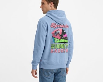 Ricciardo Inspired Hoodie, Racing Driver Shirt, Honey Badger Shirt, Retro Racing Shirt, Motorsport Clothing, Race Day Gift, Unisex Tee