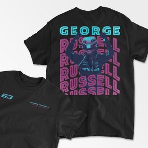 Russell T-Shirt | Inspired German Racing Team Merch - Motorsports Apparel, Racing Driver Shirt, Race Fan Gift