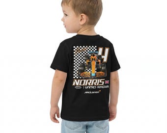 Norris Toddler Shirt, Inspired British Racing Driver T-Shirt, Motorsports Apparel, Norris Merchandise, Kids Racing, Unisex Youth Size Tee