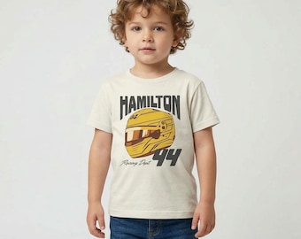 Hamilton Toddler Shirt, Inspired Racing Driver T-Shirt, Motorsports Apparel, Hamilton Merchandise, Kids Racing, Unisex Youth Size Tee