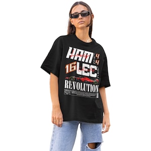 Hamilton Leclerc Inspired T-Shirt, Racing Driver Shirt, Formula Shirt, Motorsports Merch, Racing Team Apparel, Raceday Gift, Unisex Tee