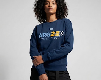 Argentina Sweatshirt - Inspired Football Shirt, Perfect Soccer Fan Gift, World Cup Clothing, Comfortable Argentina Sportswear