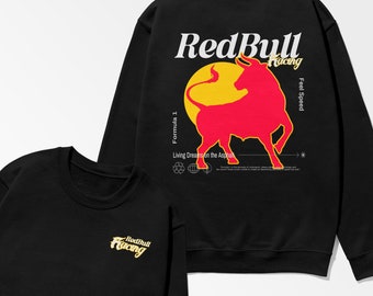 Bull Racing Team Inspired Sweatshirt, Motorsports Apparel, Formula Shirt, Racing Team Merch, Racing Fan Gift, Unisex Cotton Tee