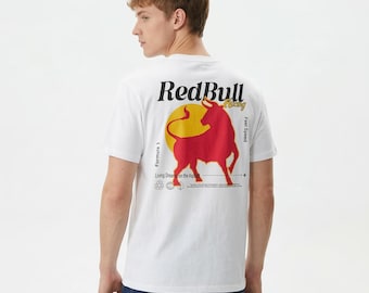 Racing Team Inspired T-Shirt, Bull Racing Shirt, Motorspors Apparel, Bull Merch, Racing Gift, Unisex Cotton Tee