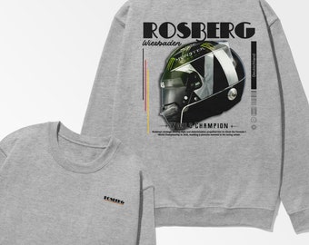 Rosberg Inspired Racing Sweatshirt, German Racing Driver Shirt, Motorsports Clothing, Racing Team Merch, Racing Gift, Unisex Cotton Tee