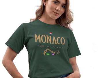Monaco Circuit Shirt | Inspired Monte Carlo Racing Shirt | Perfect Motorsports Gift for Race Fans