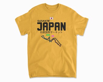 Suzuka Japan Inspired T-shirt, Vintage Japanes Shirt, Grand