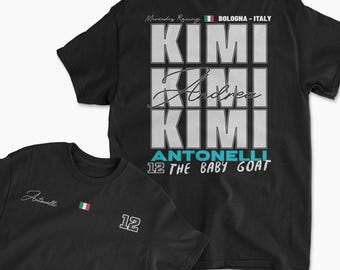 Antonelli T-Shirt | Inspired Italian Racing Driver Merchandise | Race Team Tee for Motorsports Fans