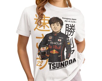 Tsunoda T-Shirt | Inspired Japanese Racing Driver Tee | Motorsports Apparel Gift | Racing Team Fan Gear Racewear