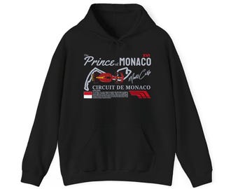 Leclerc Monaco Hoodie | Inspired Formula Hoodie | Grand Prix Merchandise, Monte Carlo Racing Style